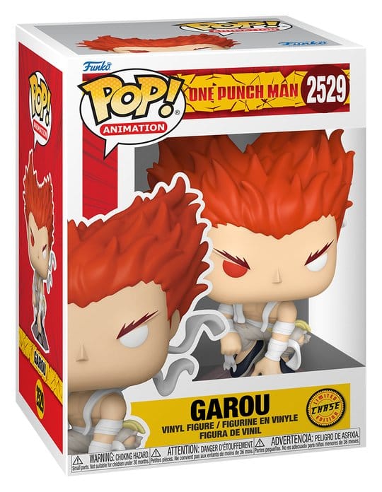 One Punch Man POP! Animation Vinyl Figures Garou with Chase Assortment Box Qty 6 - Funko POP! Figures