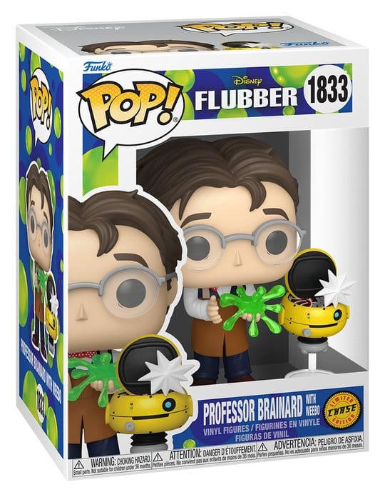 Flubber POP! Animation Vinyl Figures Professor w/Weebo w/Chase Assortment (6)