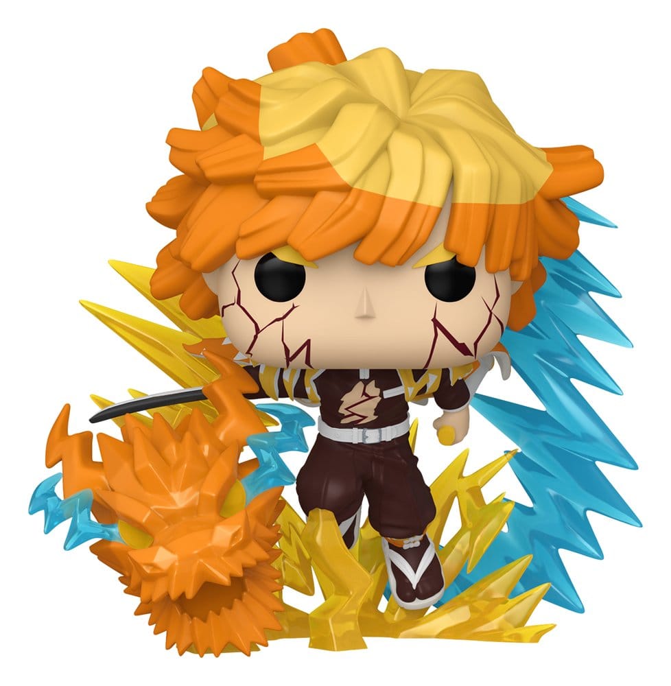 Demon Slayer: Kimetsu no Yaiba POP! Premium Vinyl Figure Zenitsu with Chase (Glow) Assortment Box Qty 3
