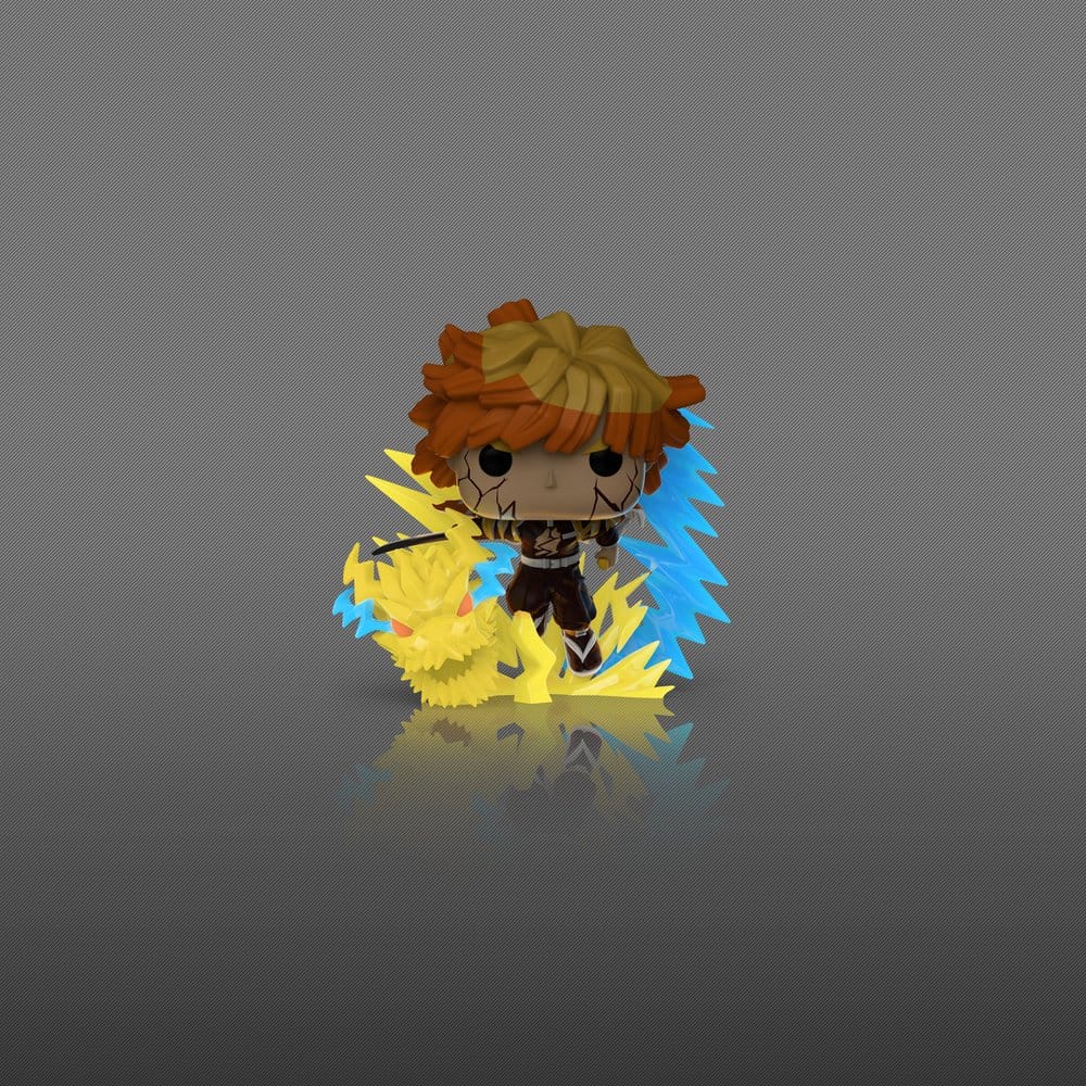Demon Slayer: Kimetsu no Yaiba POP! Premium Vinyl Figure Zenitsu with Chase (Glow) Assortment Box Qty 3