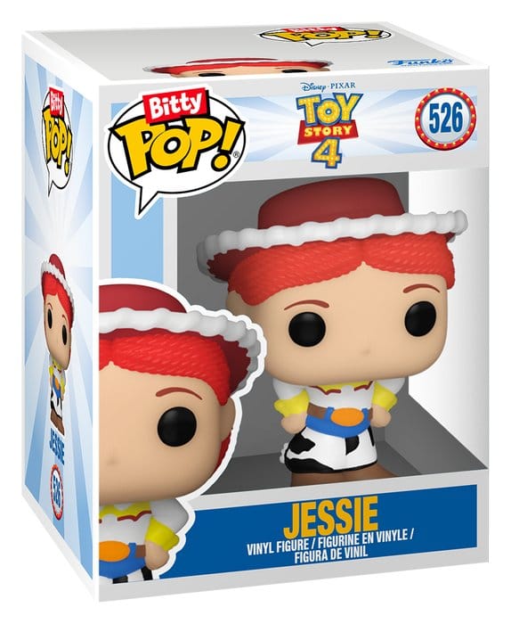Toy Story Bitty POP! Vinyl Figures 2-Pack Jessie & Bullseye 2 cm - Funko Mini Figures, Pop! Figures