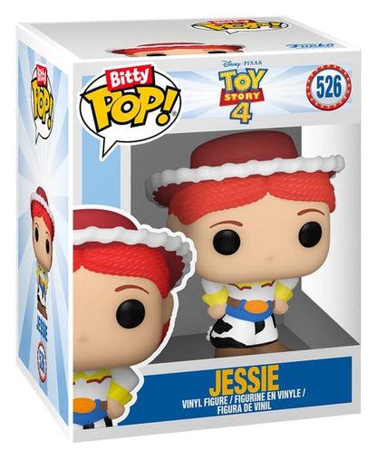 Toy Story Bitty POP! Vinyl Figures 2-Pack Jessie & Bullseye 2 cm - Funko Mini Figures, Pop! Figures