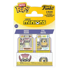 Minions Bitty POP! Vinyl Figures 2-Pack Bride Kevin & Eye, Matie 2 cm - Funko Pop! Figures