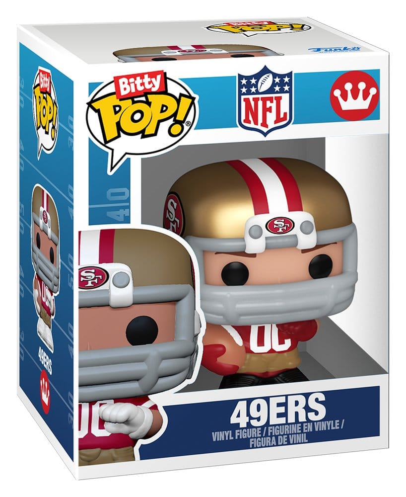 NFL Bitty POP! Helmets Vinyl Figures NFC Series 1 Assortment Box Qty 12