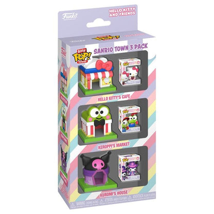 Sanrio Bitty POP! Towns Vinyl Figure 3-Pack SanrioTown - Funko Pop! Figures