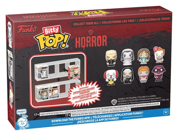 Horror Bitty POP! Vinyl Figure 4-Pack David 2,5 cm - Funko Mini Figures, POP! Figures