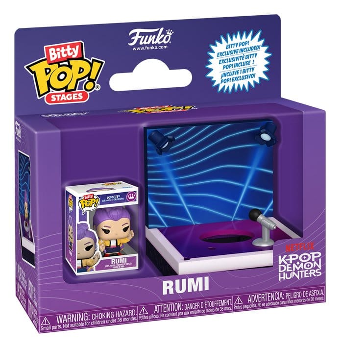 KPop Demon Hunters Bitty POP! Stages Vinyl Figure Rumi 2,5 cm - Funko Mini Figures, POP! Figures