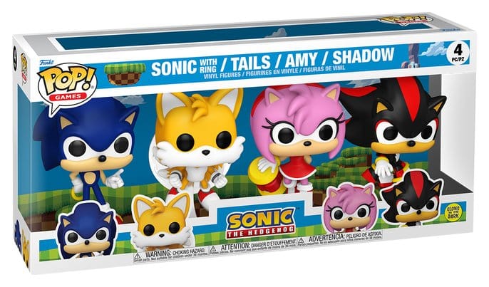 Sonic - The Hedgehog POP! Vinyl Figures 4-Pack Sonic - Funko Mini Figures, POP! Figures