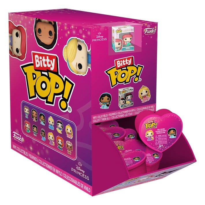 Disney Princess POP! Vinyl Figure Hearts PDQ Display Box Qty 24 2,5 cm
