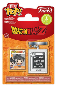 Dragon Ball Z Bitty POP! & Accessory Vinyl Figure 2-Pack Goku w/KCHN 2 cm - Funko Mini Figures, POP! Figures