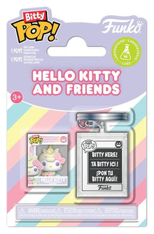 Sanrio Bitty POP! & Accessory Vinyl Figure 2-Pack Hello Kitty w/KCHN 2 cm - Funko Mini Figures, POP! Figures