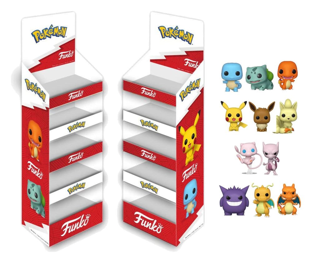 Pokémon POP! Vinyl Figures FSDU Assortment Box Qty 60