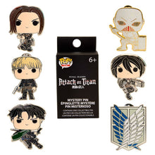Attack on Titan Loungefly Enamel Pins Blind S4 Character Display Box Qty 12 - Funko 