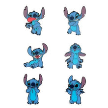 Disney Loungefly Enamel Pins Stitch Funny Faces Display Box Qty 12