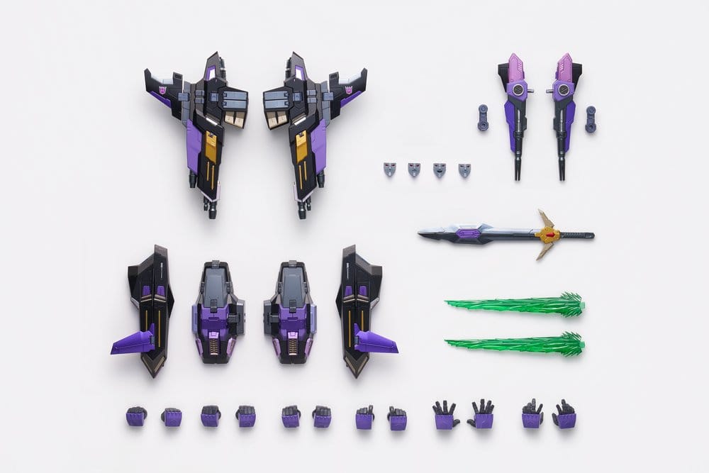 Transformers Kuro Kara Kuri Action Figure Skywarp 21 cm - Flame Toys Action Figures