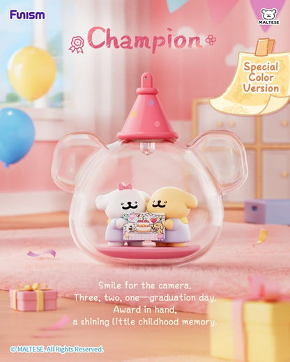 Maltese Childhood Days Series Mini Figure Blind Box Display Box Qty 8 - Funism Mini Figures, Blind Boxes
