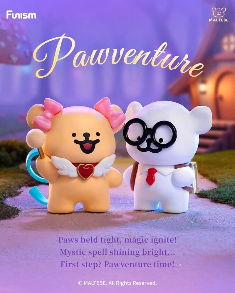 Maltese Blind Box Mini Figures Magic Seekers Series Display Box Qty 8 - Funism Mini Figures, Blind Boxes
