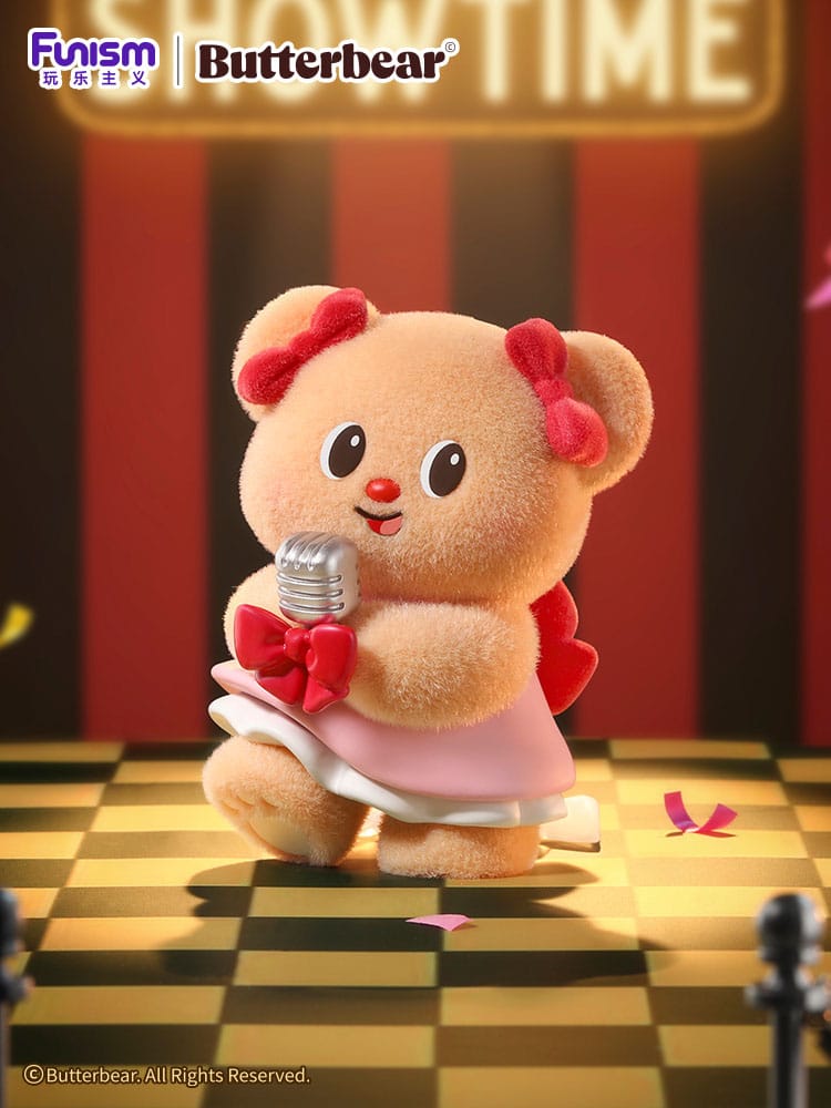 Butterbear Mini Figures Adorable Influencer 7 cm Display Box Qty 8 - Funism Mini Figures, Blind Boxes