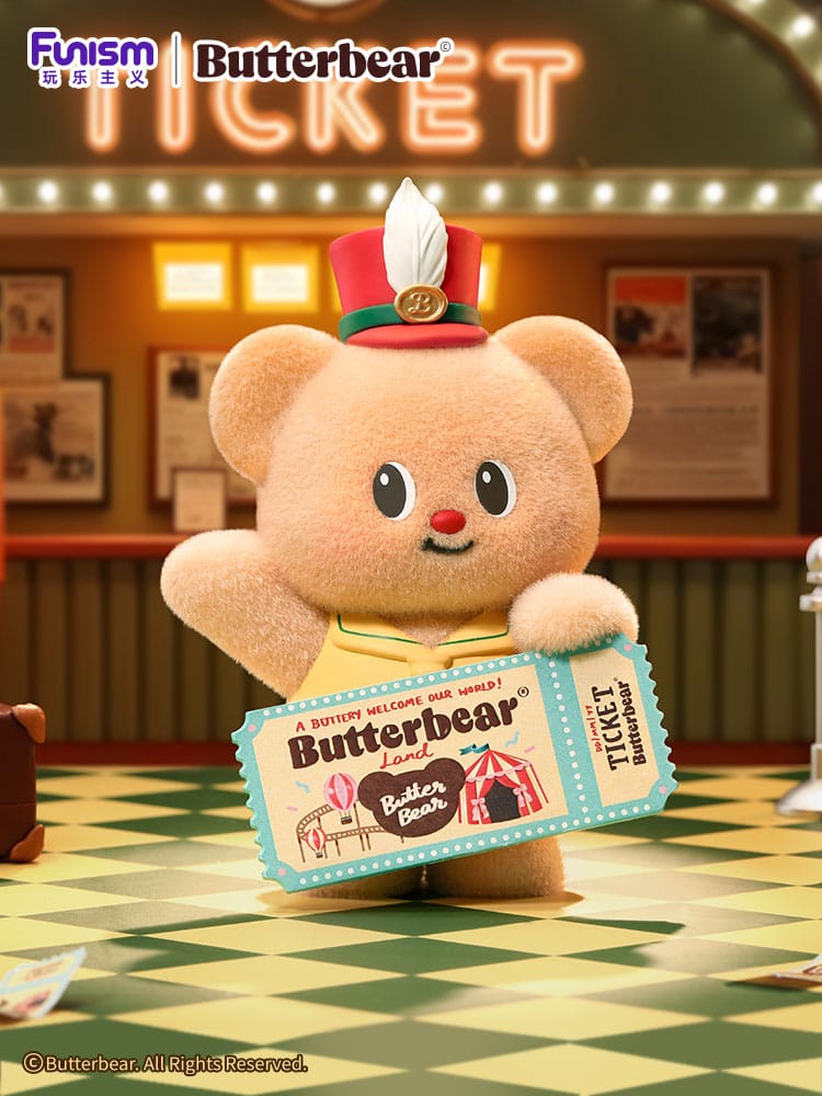 Butterbear Mini Figures Adorable Influencer 7 cm Display Box Qty 8 - Funism Mini Figures, Blind Boxes