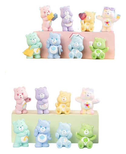 Care Bears Blind Box Mini Figures Little Things Cubby Face Series 5 cm Display Box Qty 6 - Funism Mini Figures, Blind Boxes