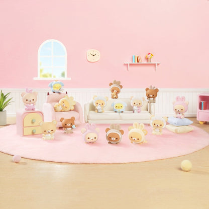 Rilakkuma Nuonuo Baby Series Blind Box Mini Figures Cubby Face Display Box Qty 4 - Funism Mini Figures, Blind Boxes