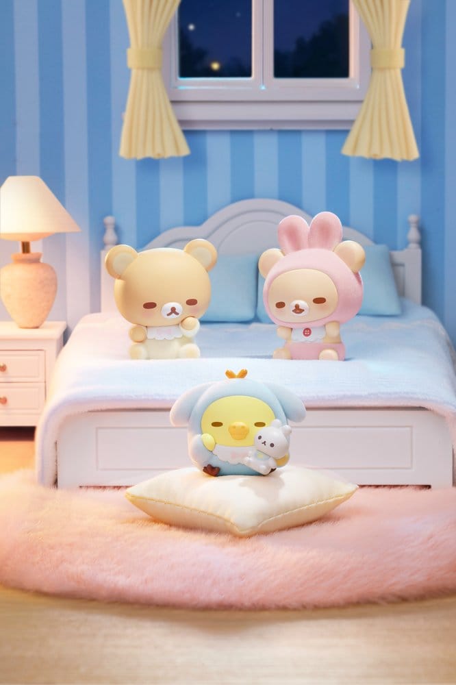 Rilakkuma Nuonuo Baby Series Blind Box Mini Figures Cubby Face Display Box Qty 4 - Funism Mini Figures, Blind Boxes