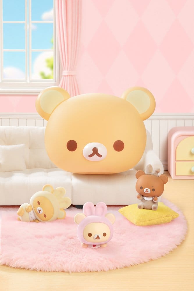 Rilakkuma Nuonuo Baby Series Blind Box Mini Figures Cubby Face Display Box Qty 4 - Funism Mini Figures, Blind Boxes