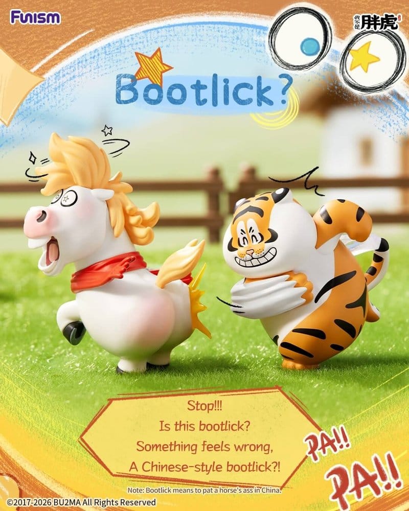 Alexander The Fat TigerBlind Box Mini Figures The Real Crazy Horse Display Box Qty 8 - Funism Mini Figures, Blind Boxes