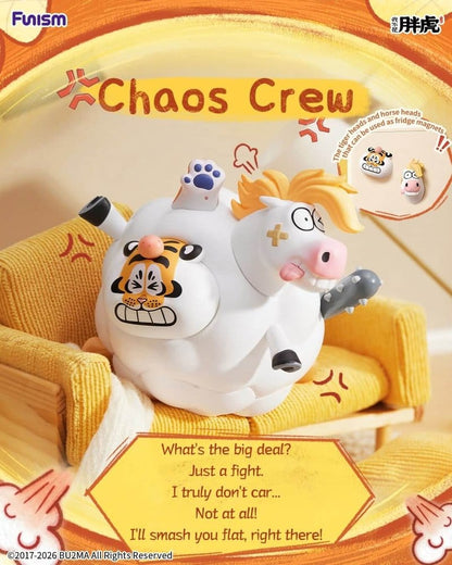 Alexander The Fat TigerBlind Box Mini Figures The Real Crazy Horse Display Box Qty 8 - Funism Mini Figures, Blind Boxes