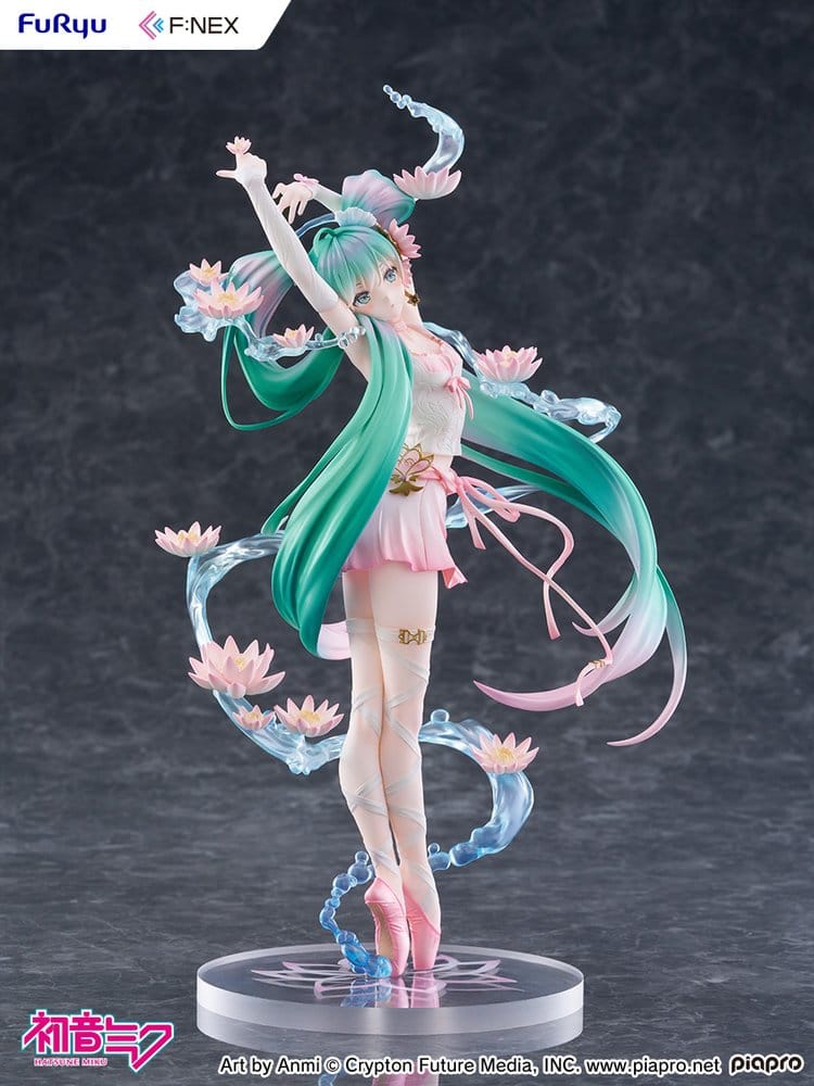 Hatsune Miku F:NEX PVC Statue 1/7 Water lily Ver. 27 cm - Furyu Statues