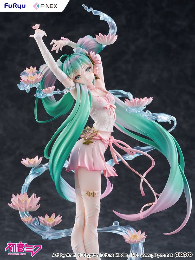 Hatsune Miku F:NEX PVC Statue 1/7 Water lily Ver. 27 cm - Furyu Statues