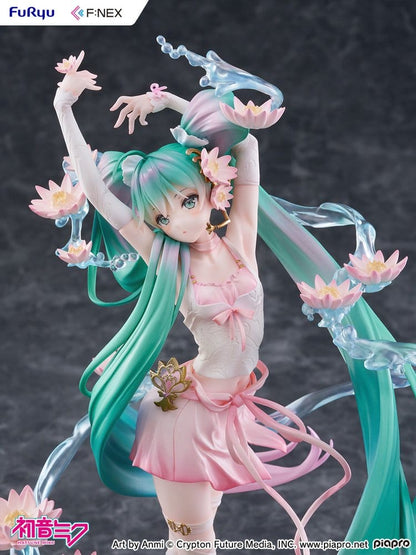 Hatsune Miku F:NEX PVC Statue 1/7 Water lily Ver. 27 cm - Furyu Statues