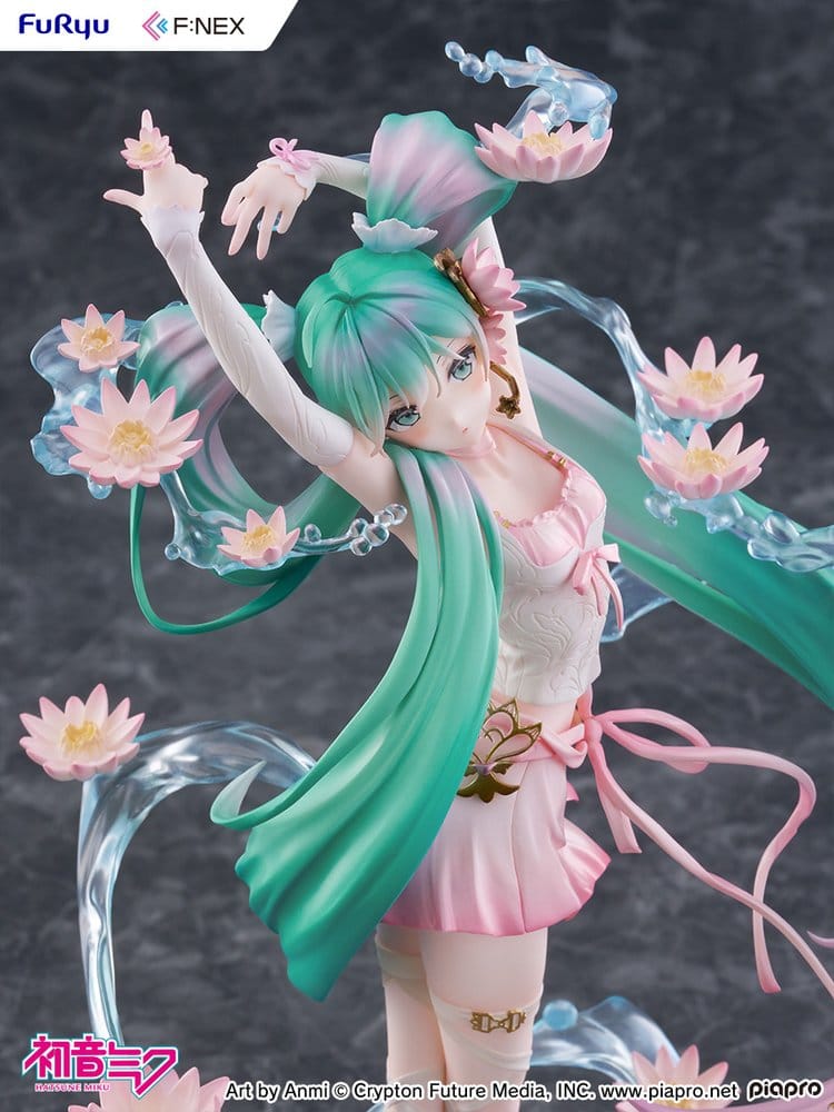 Hatsune Miku F:NEX PVC Statue 1/7 Water lily Ver. 27 cm - Furyu Statues