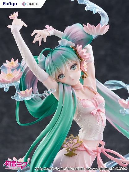 Hatsune Miku F:NEX PVC Statue 1/7 Water lily Ver. 27 cm - Furyu Statues