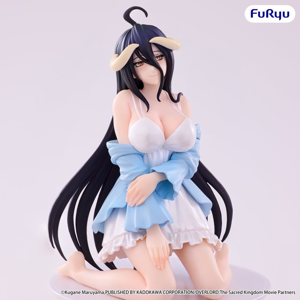 Overlord Noodle Stopper PVC Figure Albedo Loungewear Pearl White Ver. 12 cm - Furyu Statues