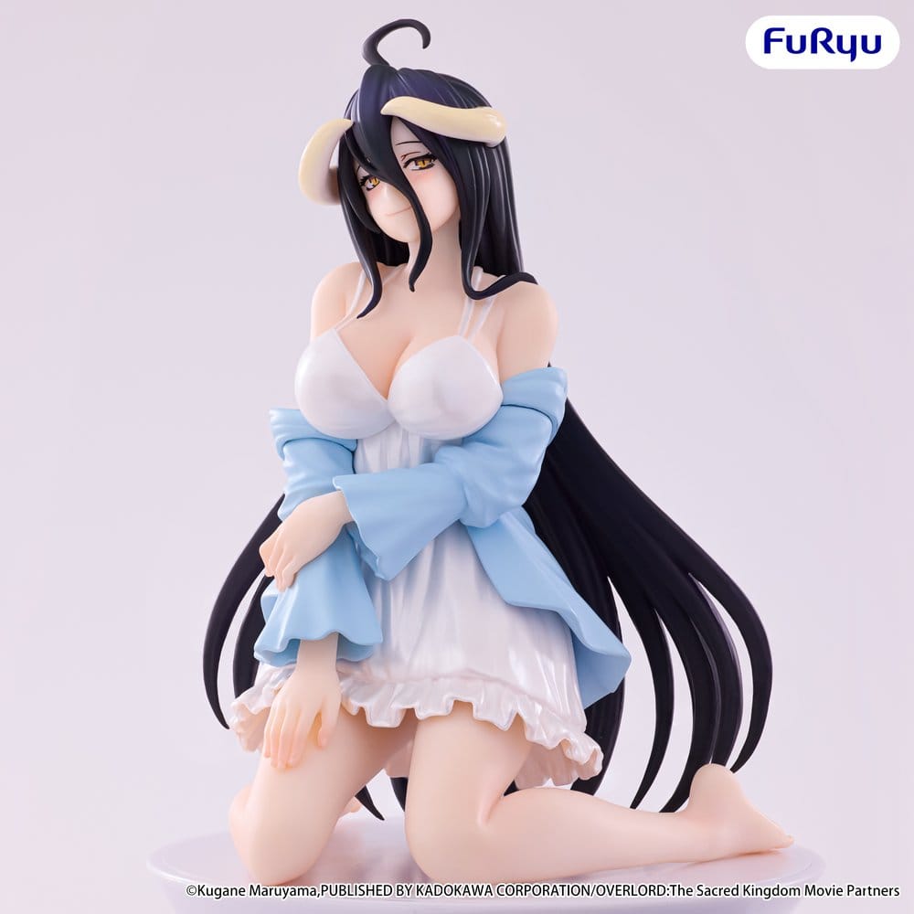 Overlord Noodle Stopper PVC Figure Albedo Loungewear Pearl White Ver. 12 cm - Furyu Statues