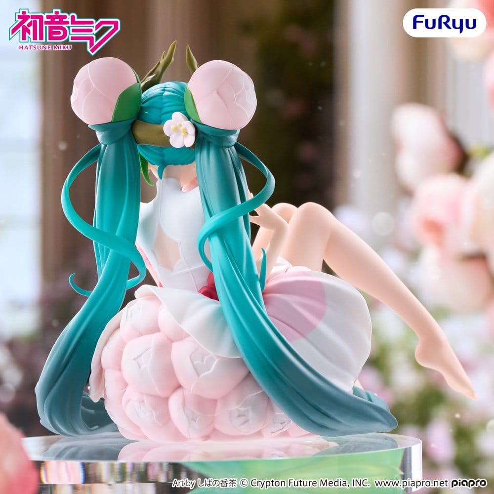 Hatsune Miku Noodle Stopper PVC Figure Flower Fairy White Plum Blossom - Furyu Statues