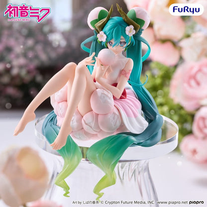 Hatsune Miku Noodle Stopper PVC Figure Flower Fairy White Plum Blossom - Furyu Statues