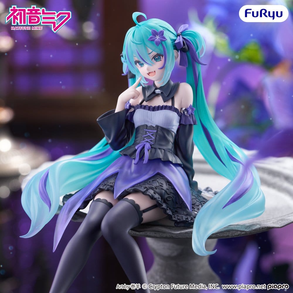 Hatsune Miku Noodle Stopper PVC Figure Flower Fairy Bellflower 14 cm - Furyu Statues