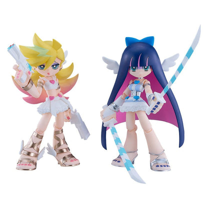 New Panty & Stocking with Garterbelt Figma Action Figures 2-Pack Panty & Stocking: Angel ver. 12 cm - Good Smile Company Action Figures