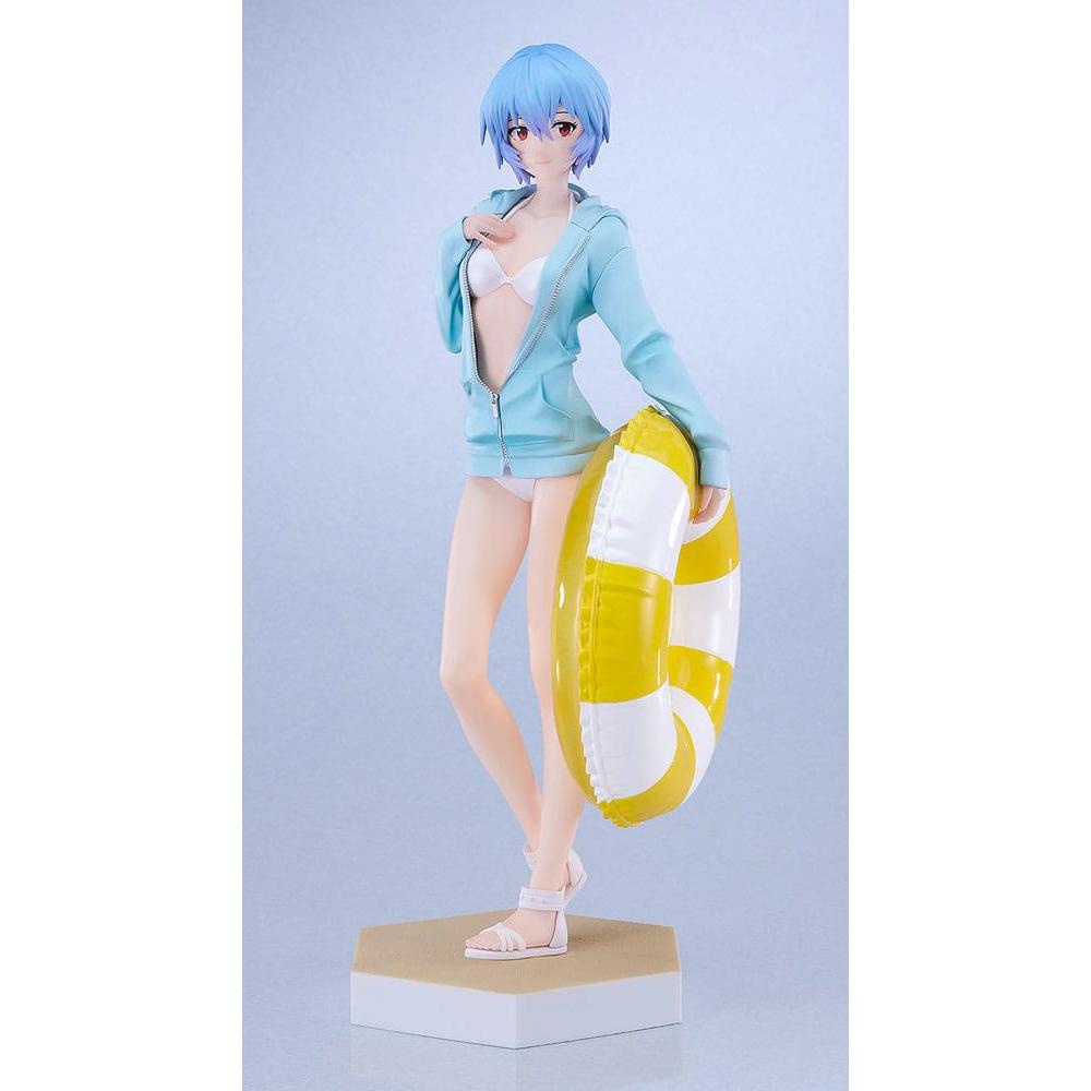 Rebuild of Evangelion Pop Up Parade L PVC Statue Beach Queens: Rei Ayanami 22 cm - Good Smile Company Statues
