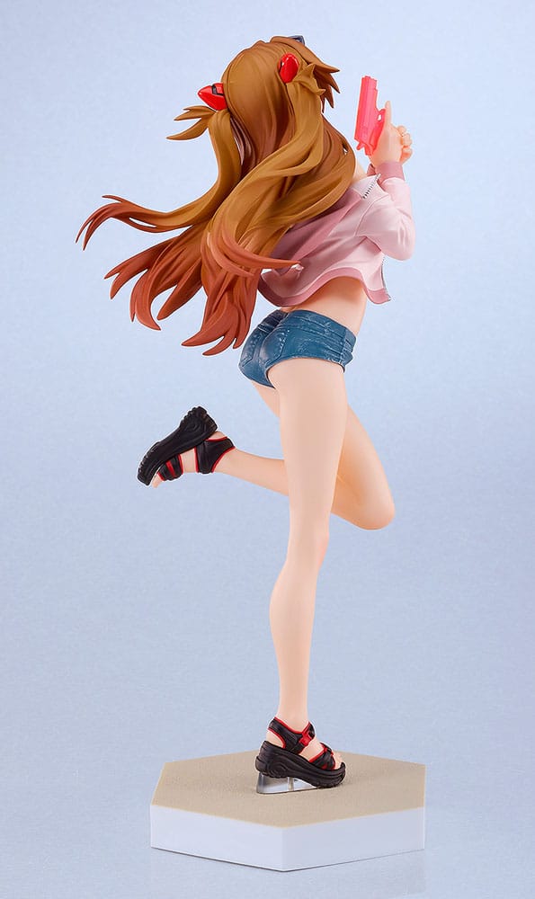 Rebuild of Evangelion Pop Up Parade L PVC Statue Beach Queens: Asuka Shikinami Langley 22 cm - Good Smile Company Statues
