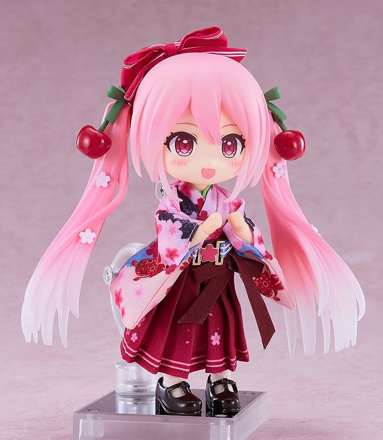 Character Vocal Series 01: Hatsune Miku Nendoroid Doll Sakura Miku: Hirohako 2025 Ver. (Hirosaki) - Good Smile Company Action Figures