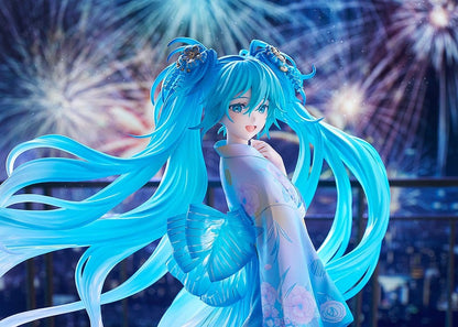 Character Vocal Series 01: Hatsune Miku PVC Figure 1/7 Music & Fire Works Ver. 23 cm - Good Smile Company Statues