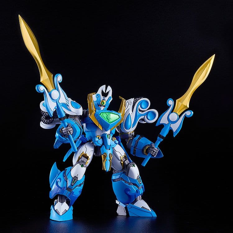 Mado King Granzort Moderoid Plastic Model Kit King's Style Aquabeat Gold Edition 18 cm - Good Smile Company Model Kits
