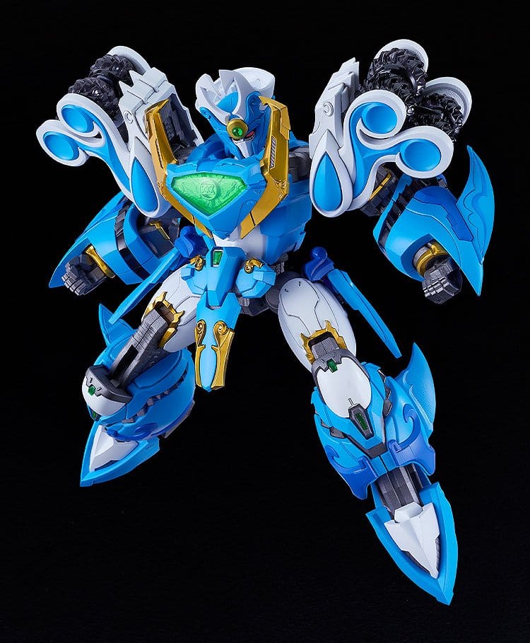 Mado King Granzort Moderoid Plastic Model Kit King's Style Aquabeat Gold Edition 18 cm - Good Smile Company Model Kits