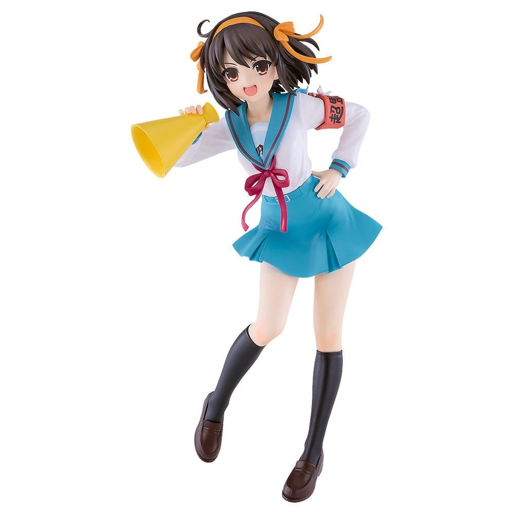 The Melancholy of Haruhi Suzumiya Pop Up Parade PVC Figure Haruhi Suzumiya L Size 22 cm - Good Smile Company Statues