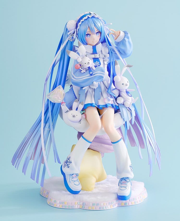 Character Vocal Series 01: Hatsune Miku PVC Statue 1/7 Snow Miku: Yukiiro Pop Ver. 24 cm - Good Smile Company Statues