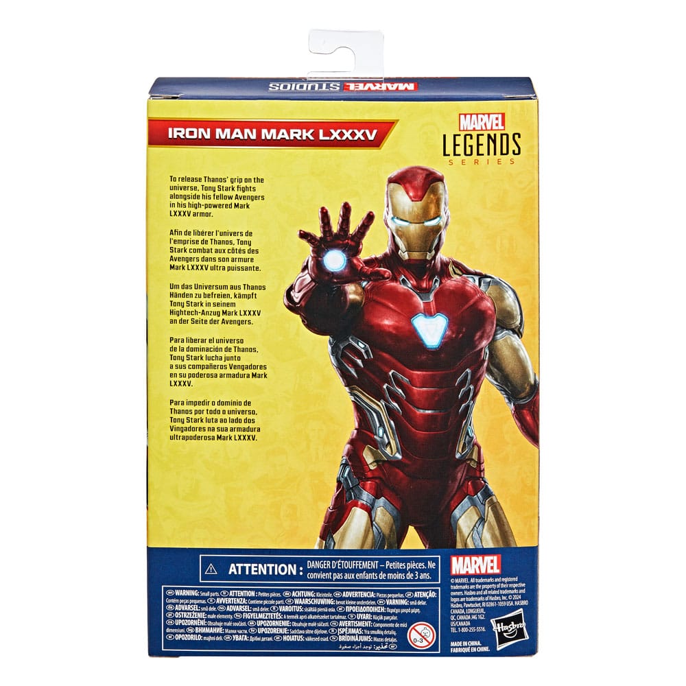 Hasbro Marvel Studios Marvel Legends Action Figure Iron Man Mark