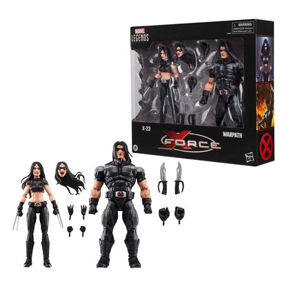 X-Force Marvel Legends Action Figure 2-Pack X-23 & Warpath 15 cm - Hasbro Action Figures